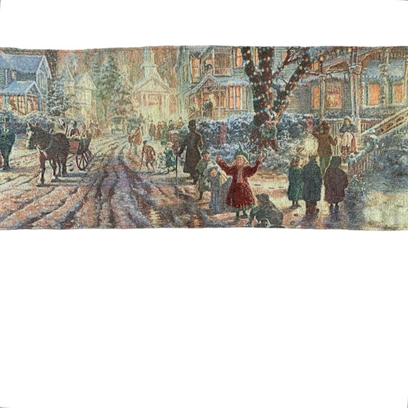 NWT Thomas Kinkade A Victorian Christmas Carol 2011 Lighted Runner - Picture 14 of 15